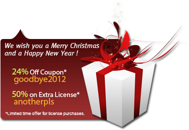 24% Coupon Code* : goodbye2012